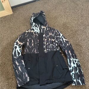 Leopard Print snowboarding Jacket